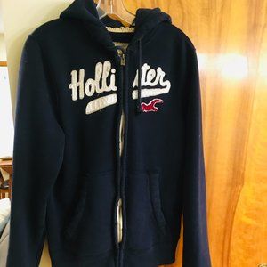 **Men's HOLLISTER Zip-Up Hoodie**